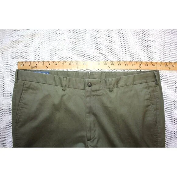 Brooklyn Britches Men's Dress Pants Bullock & Jones Size 42 Cotton blend Green